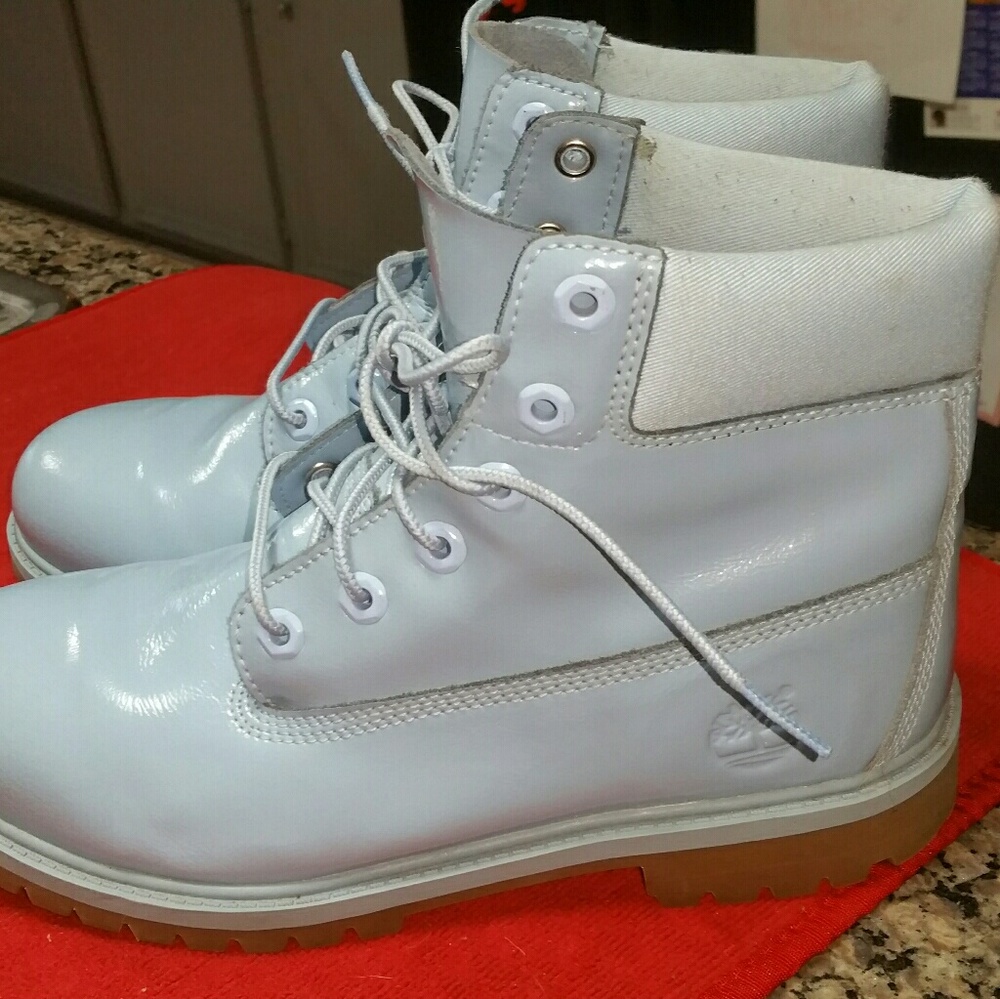 Blue Shine Timberland Shoe Girls Youth 7